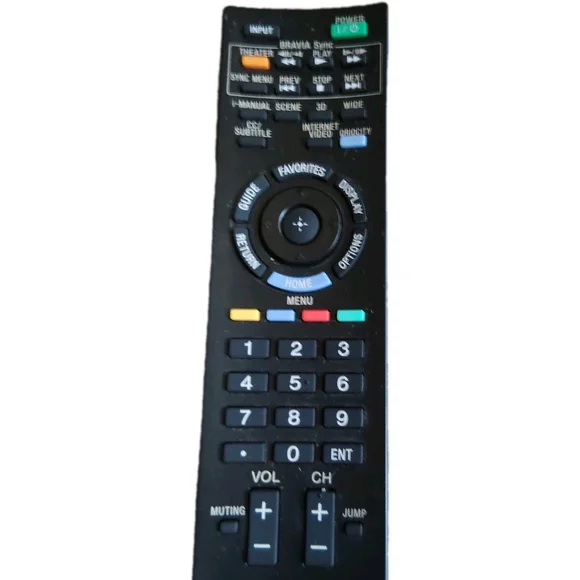 Sony RM-YD040 Remote Control Black Bravia TV Tested Works OEM Factory Original - Picture 2 of 5
